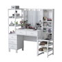 Hanah Home Mesa de Maquillaje BJ154 - 3861 Blanca con 10 Focos